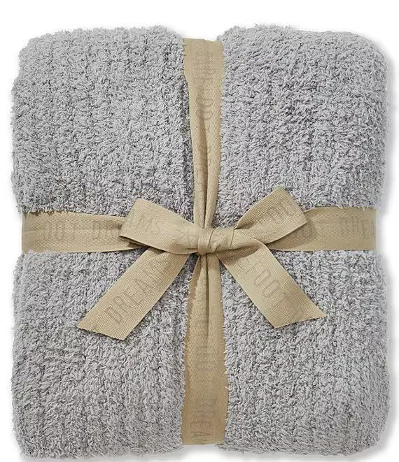Cozy Chic Ribbed Throw in Faded Hazel