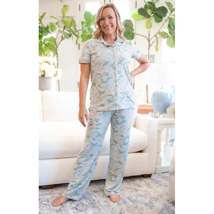 Magnolia Sleep Pants Misty Blue/Multi