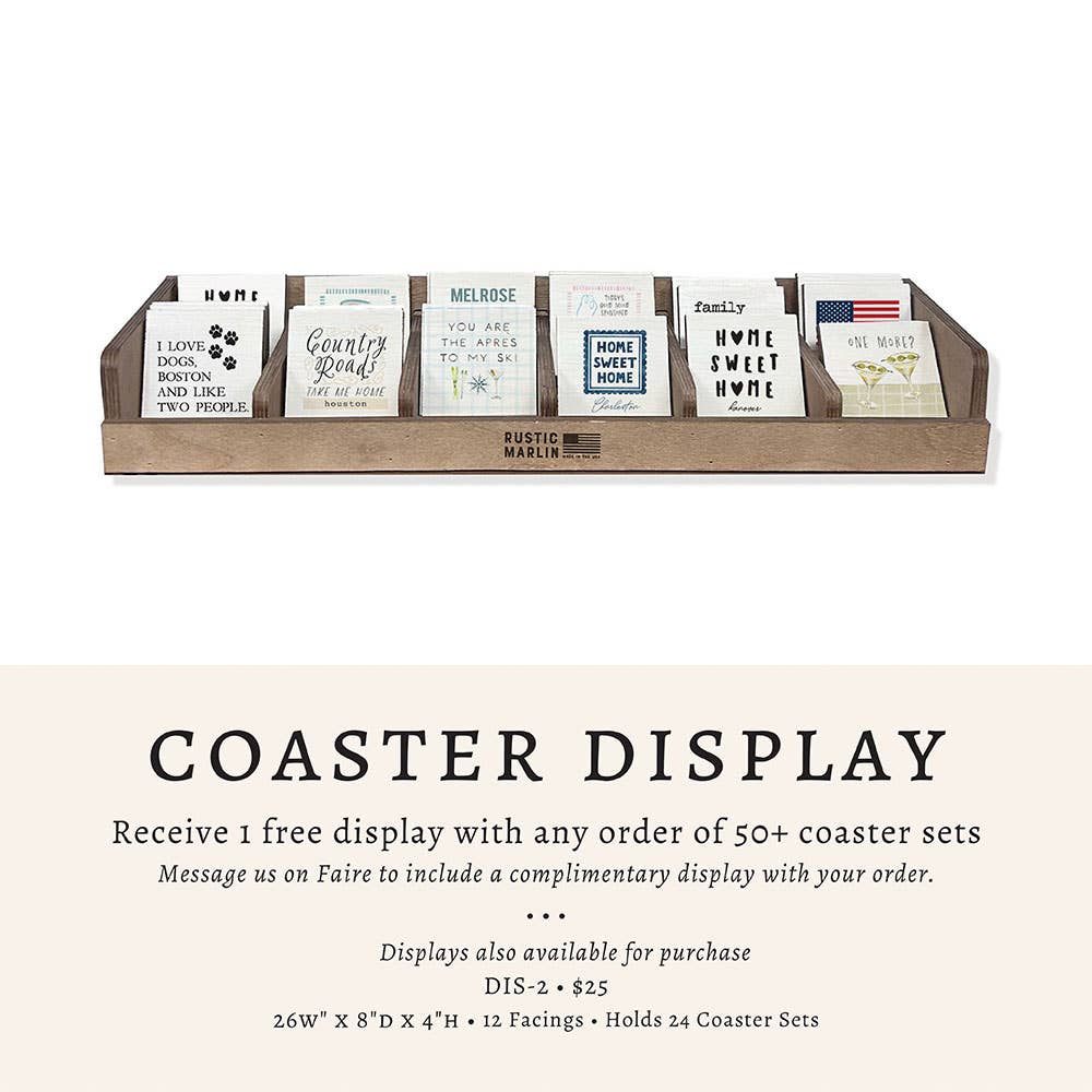 All You Need Is Cocktails Coaster Set | Bar Decor