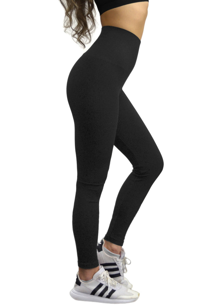 Ribbed High Waist Leggings