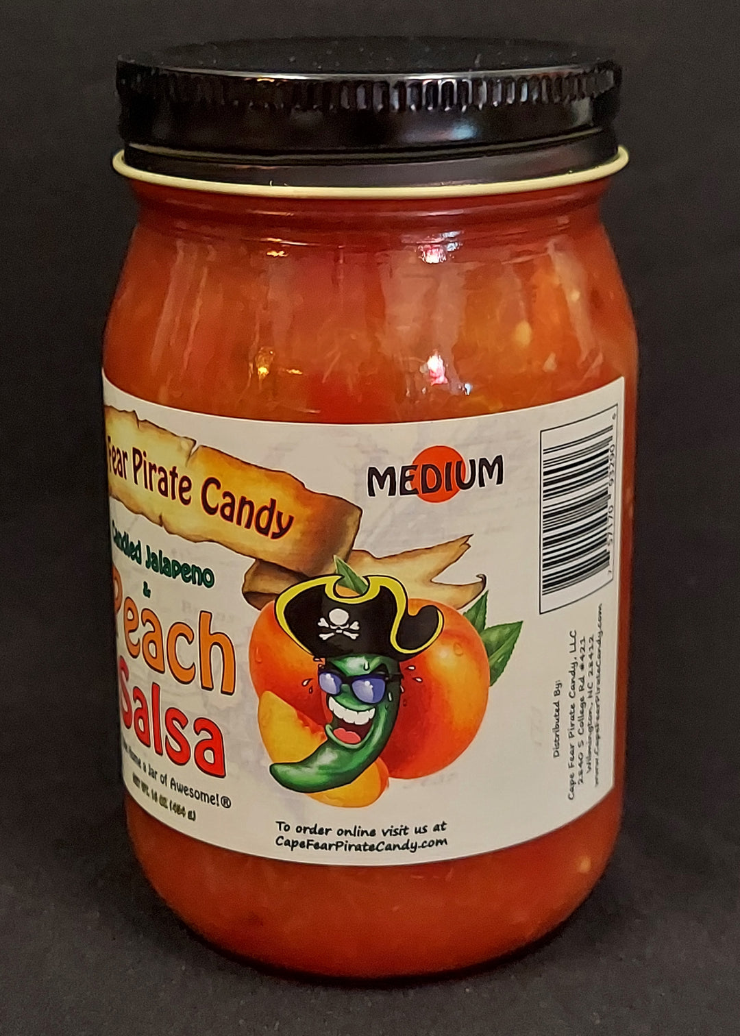 Candied Jalapeno MED PEACH Salsa