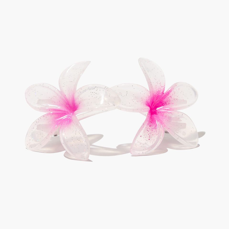 Hair Clips in Pink/Purple