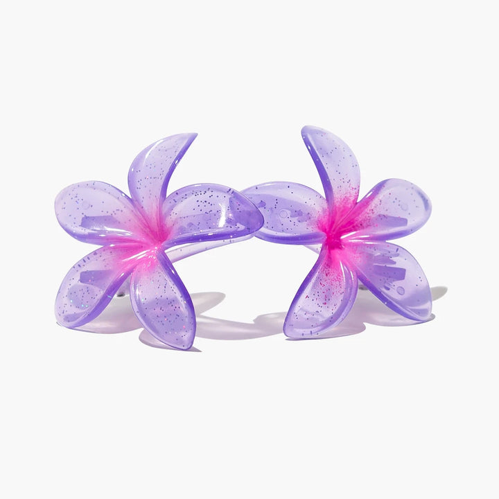 Hair Clips in Pink/Purple