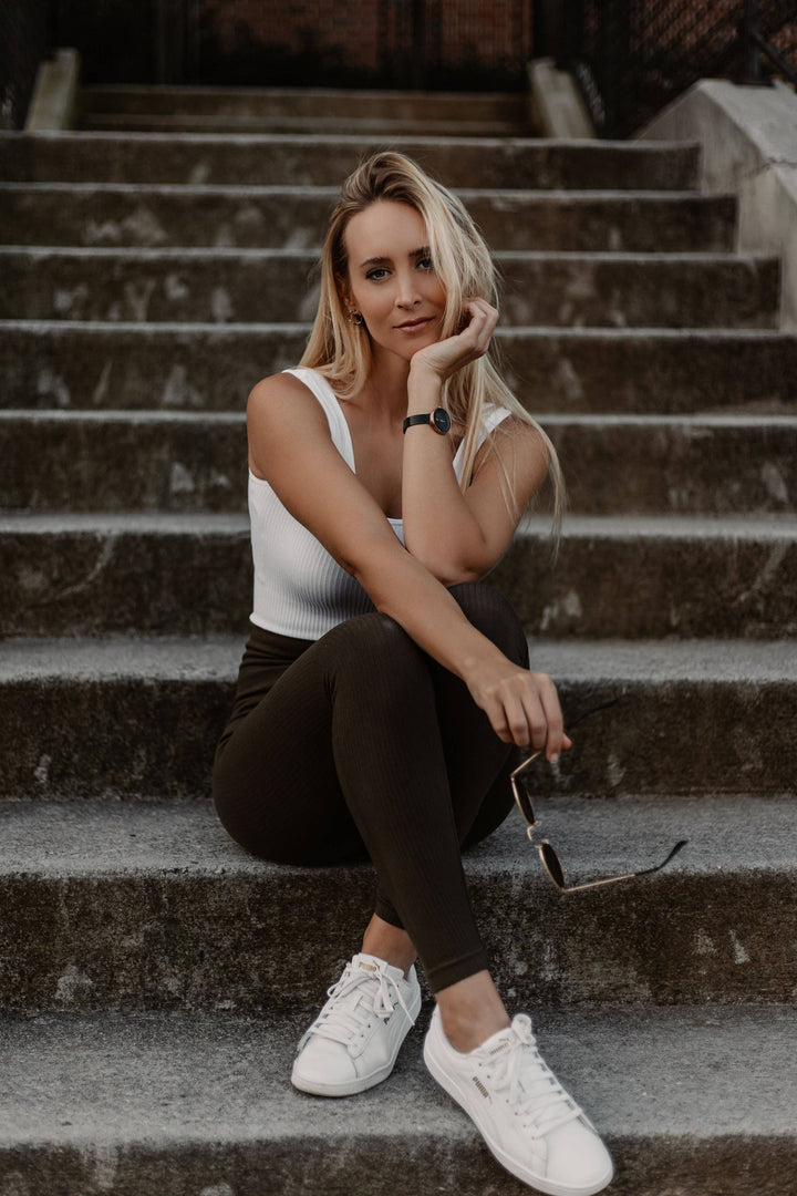 Ribbed High Waist Leggings