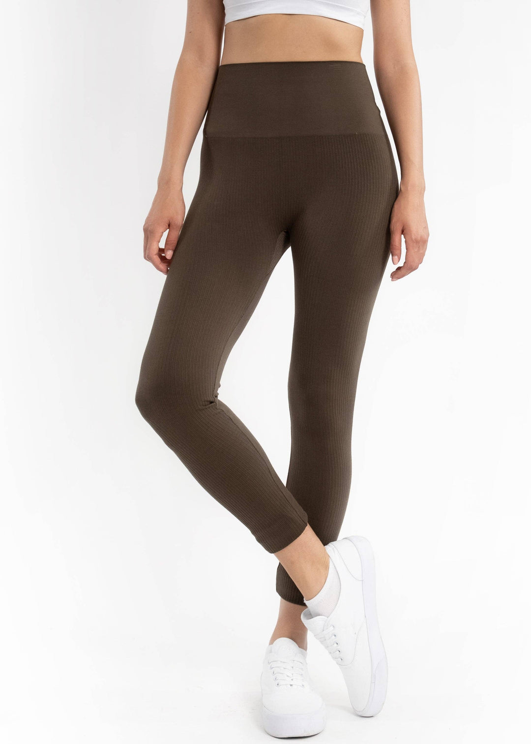 Ribbed High Waist Leggings