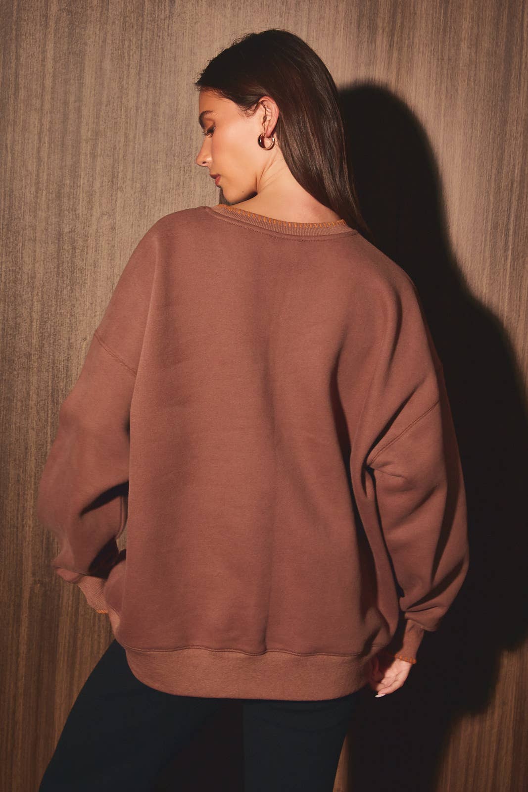 Thankful Graphic Crew Neck Sweatshirt