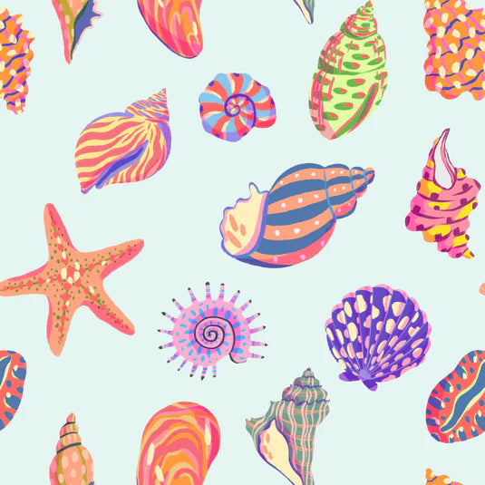 Burp Cloth Set - Seashells