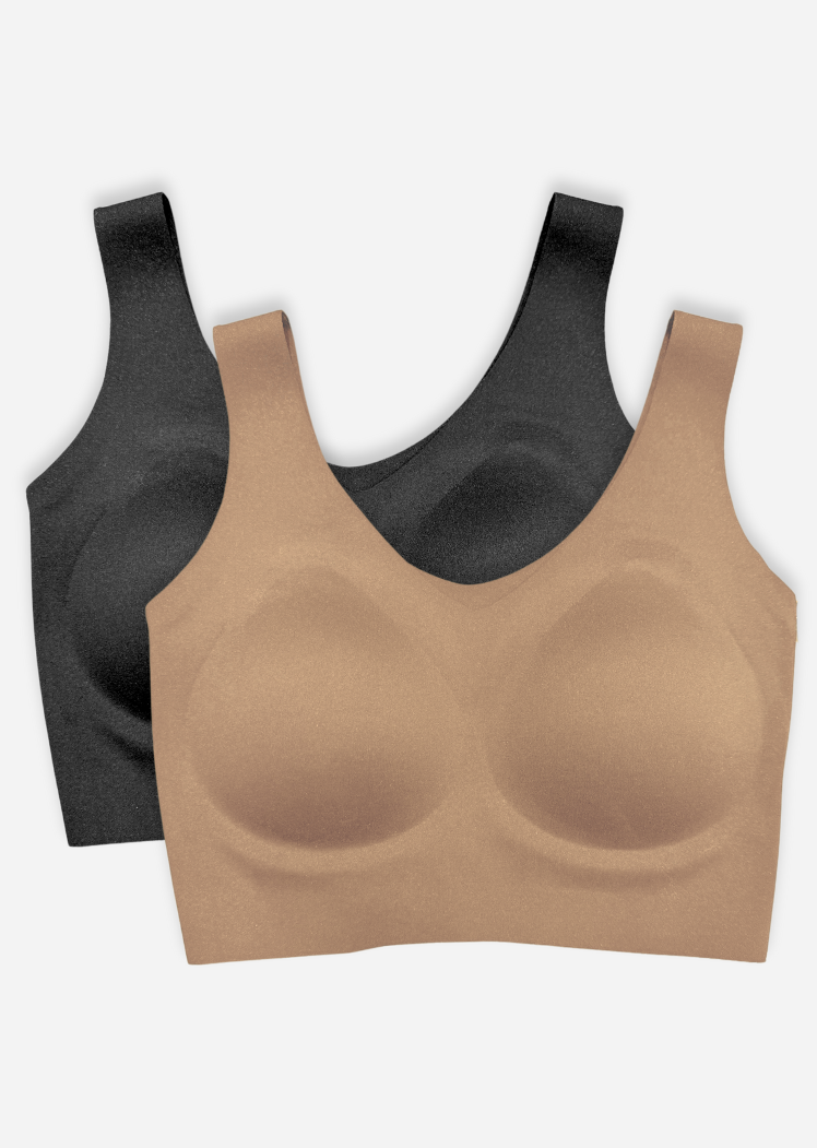 Seamless Cloud Comfort Bra - Black