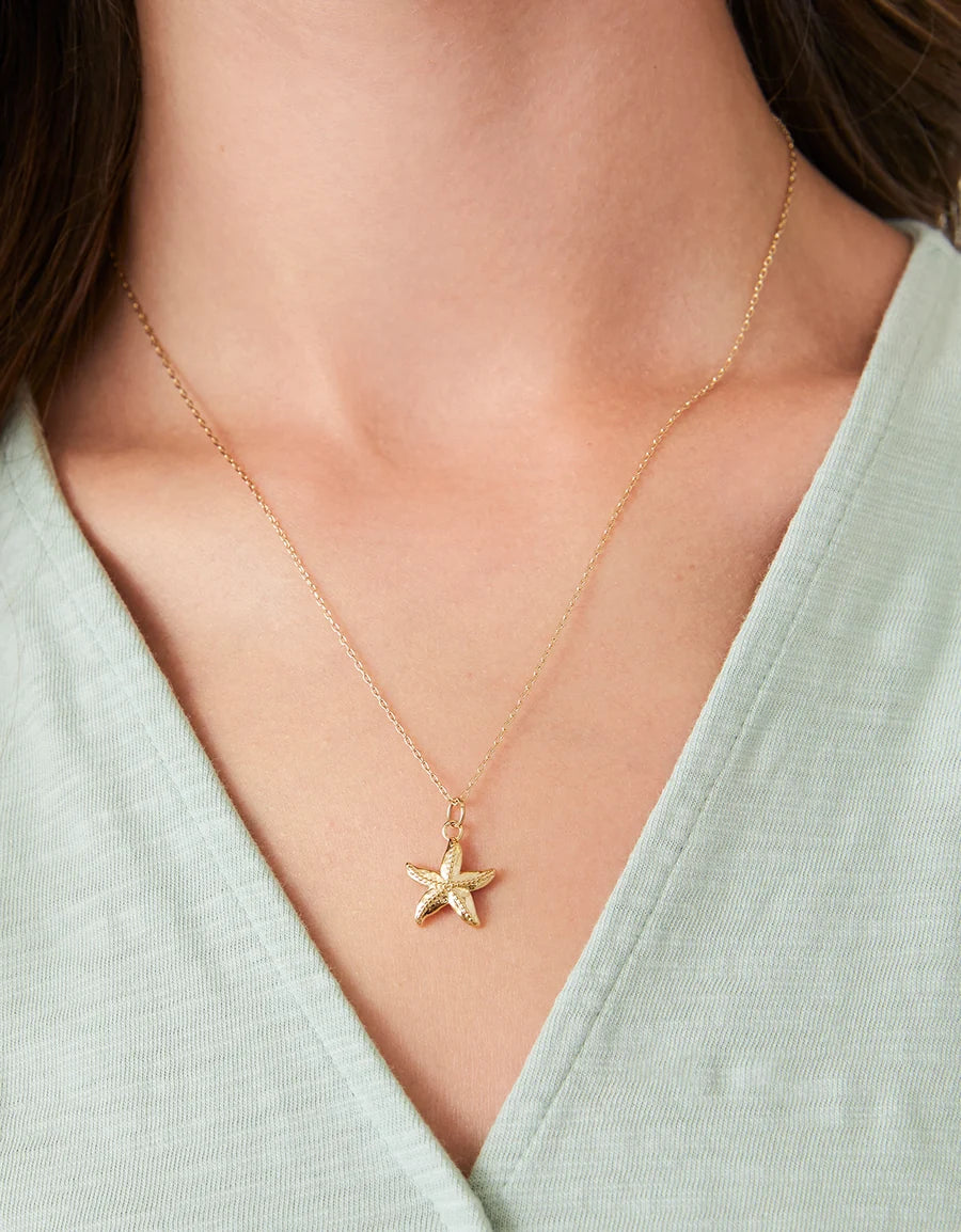 Splash Starfish Necklace