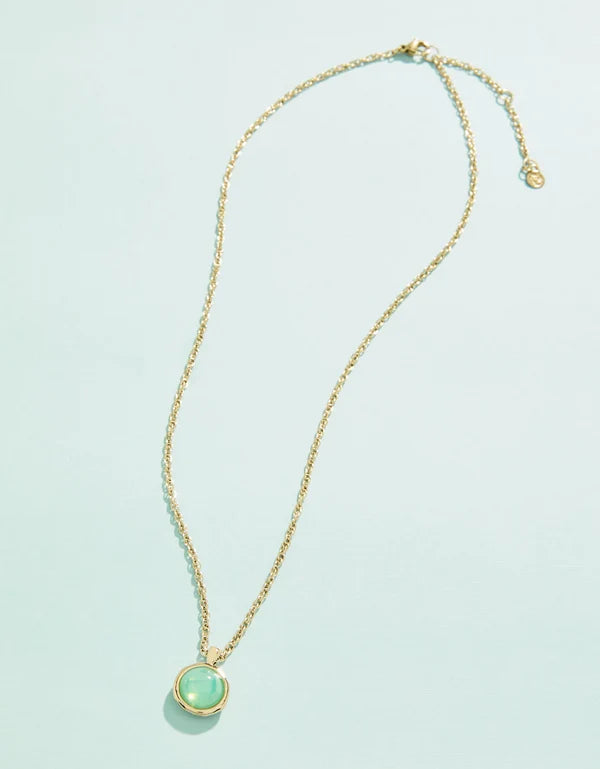 Splash Harbour Town Necklace 18" in Sea Foam
