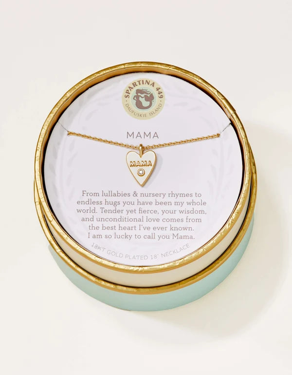 Sea La Vie Mama Heart Necklace