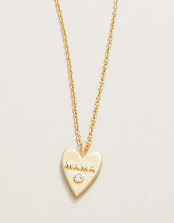 Sea La Vie Mama Heart Necklace