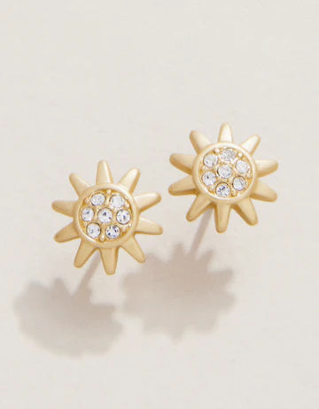SLV Stud Earrings Sunshine/Sun - Gold