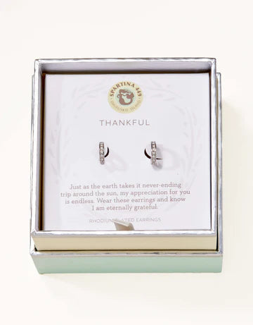 SLV Hoop Earrings Thankful/Ring