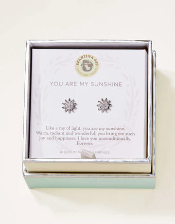 SLV Stud Earrings Sunshine/Sun - Silver
