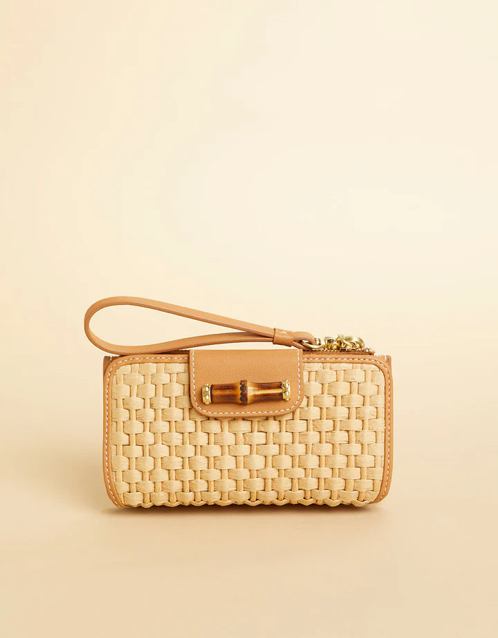 Bamboo Wristlet Pecan