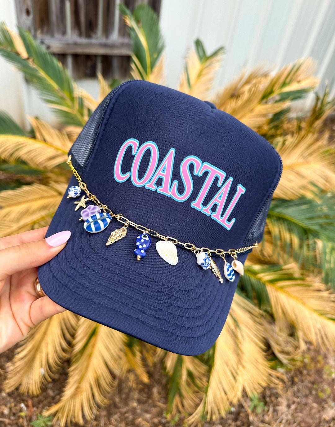 Coastal Navy Trucker Hat