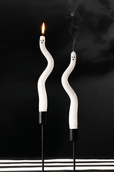 Ghost Taper Candles