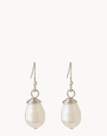 Sea La Vie Drop Earrings Find Peace/Pearl