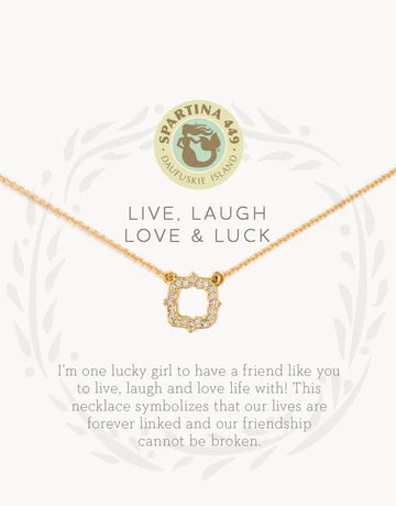 Sea La Vie Necklace Luck/Quatrefoil