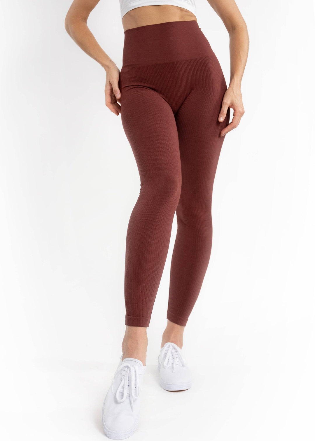 Ribbed High Waist Leggings