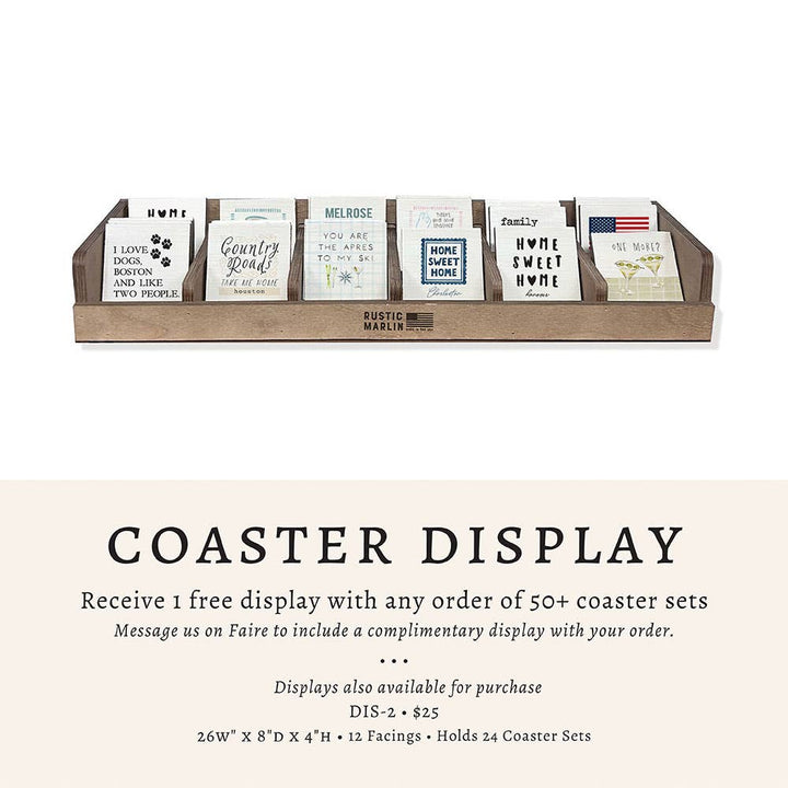 All You Need Is Cocktails Coaster Set | Bar Decor