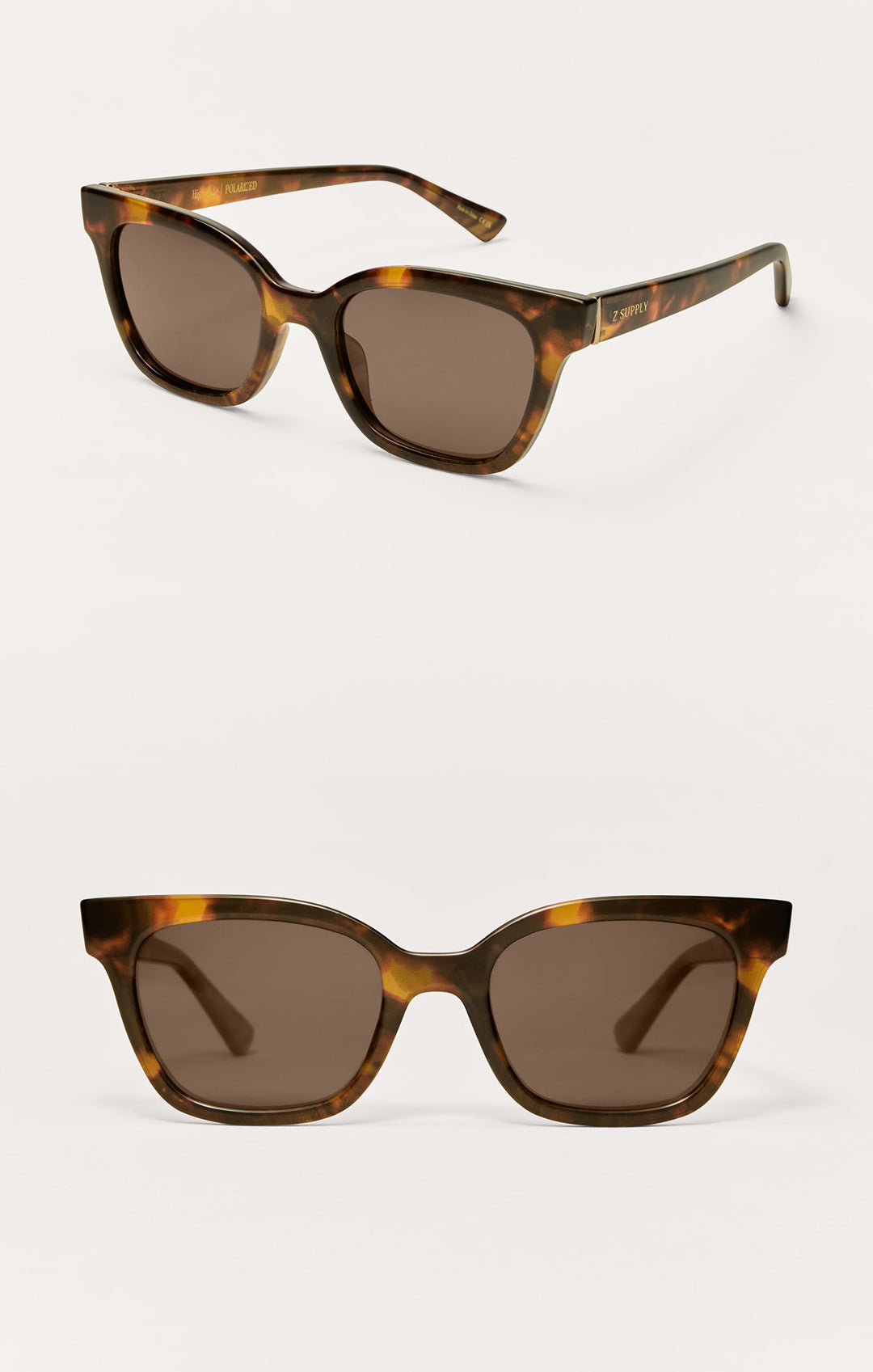 High Tide Tortoise Polorized Sunglasses