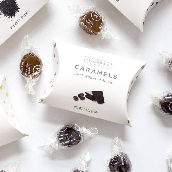 Caramels Pillow Box - Dark Roasted Mocha