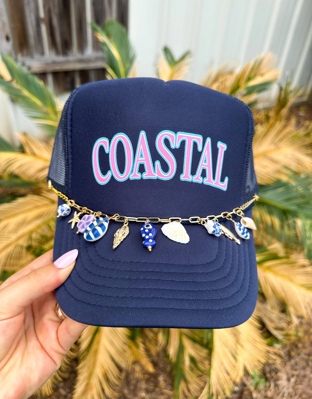 Coastal Navy Trucker Hat