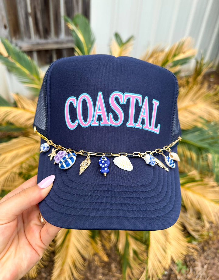 Coastal Navy Trucker Hat
