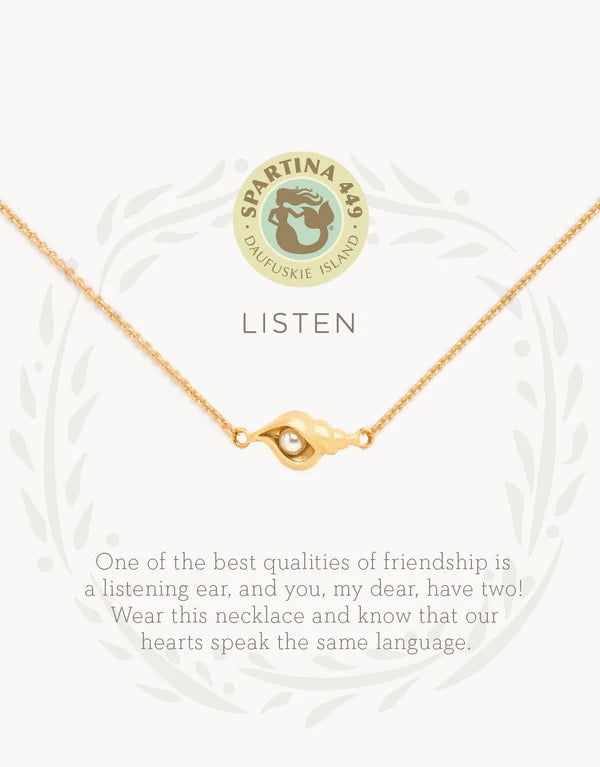Sea La Vie Listen Necklace