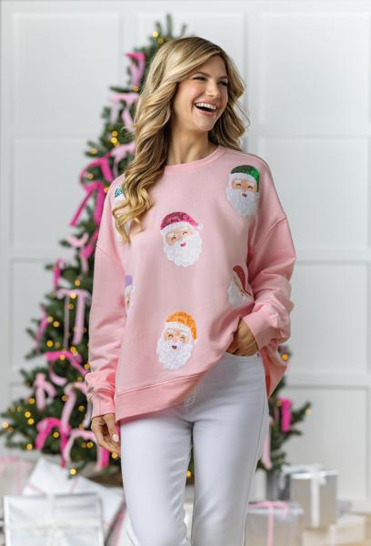 Santa Sparkle Sweatshirt