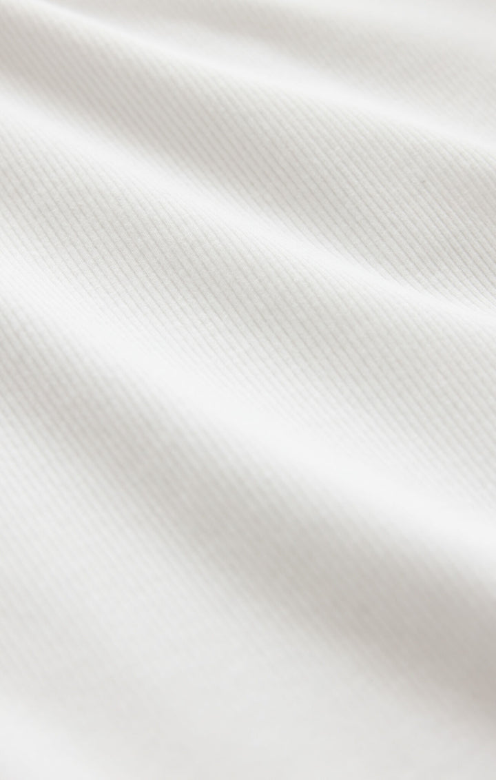 Renae Premium Rib Tank Top in White