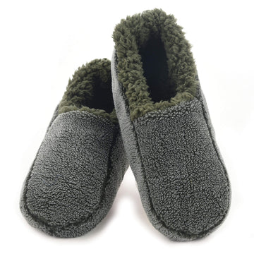 Snoozies Men's Two Tone