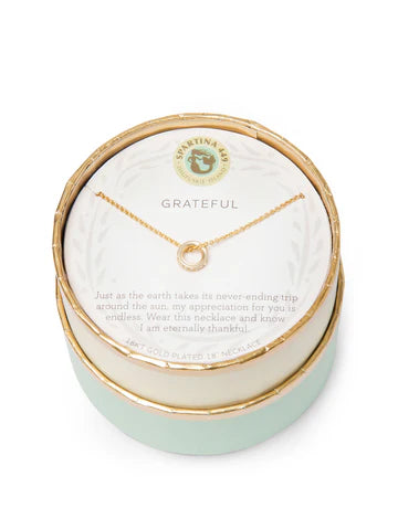 Sea La Vie Necklace Grateful/Ring - Gold