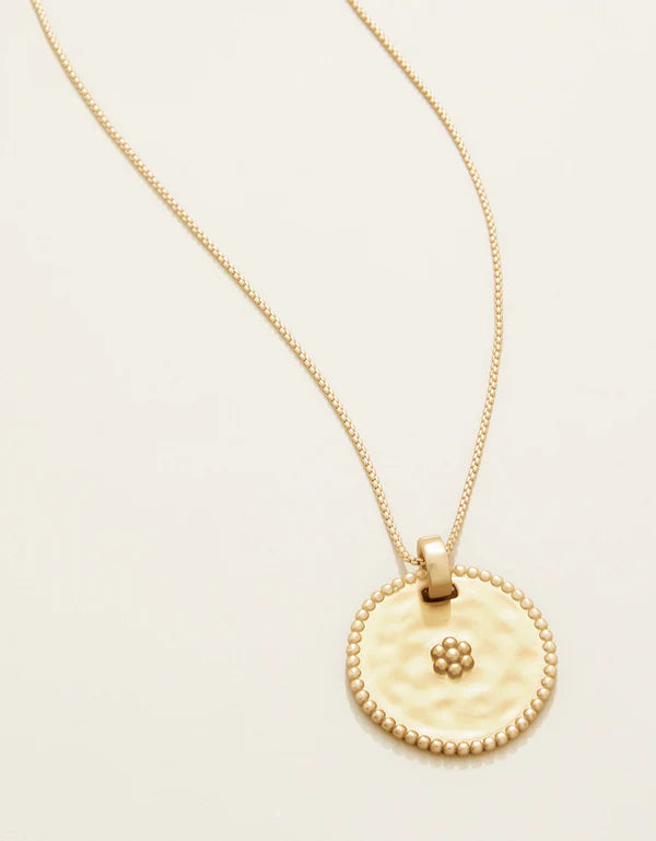 Milly Coin Necklace 18" Gold