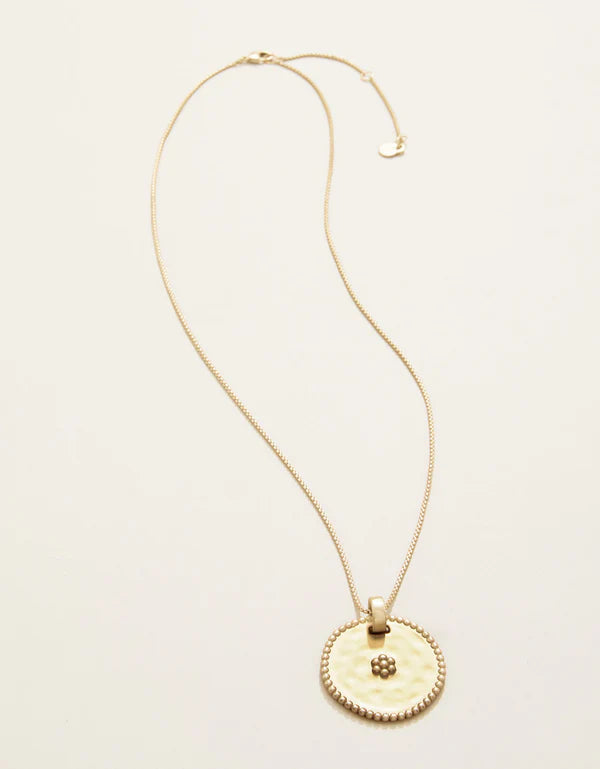 Milly Coin Necklace 18" Gold