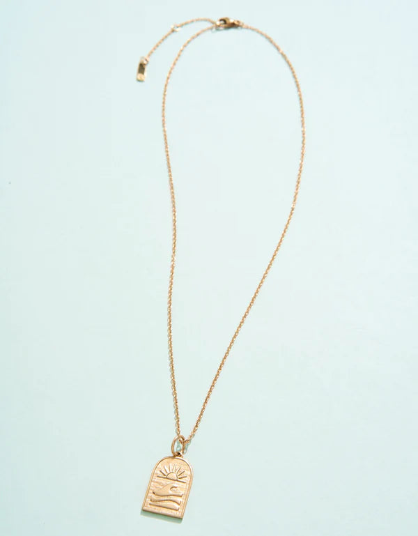 Splash Reversible Isle of Palms Necklace 18"