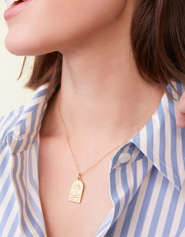 Splash Reversible Isle of Palms Necklace 18"