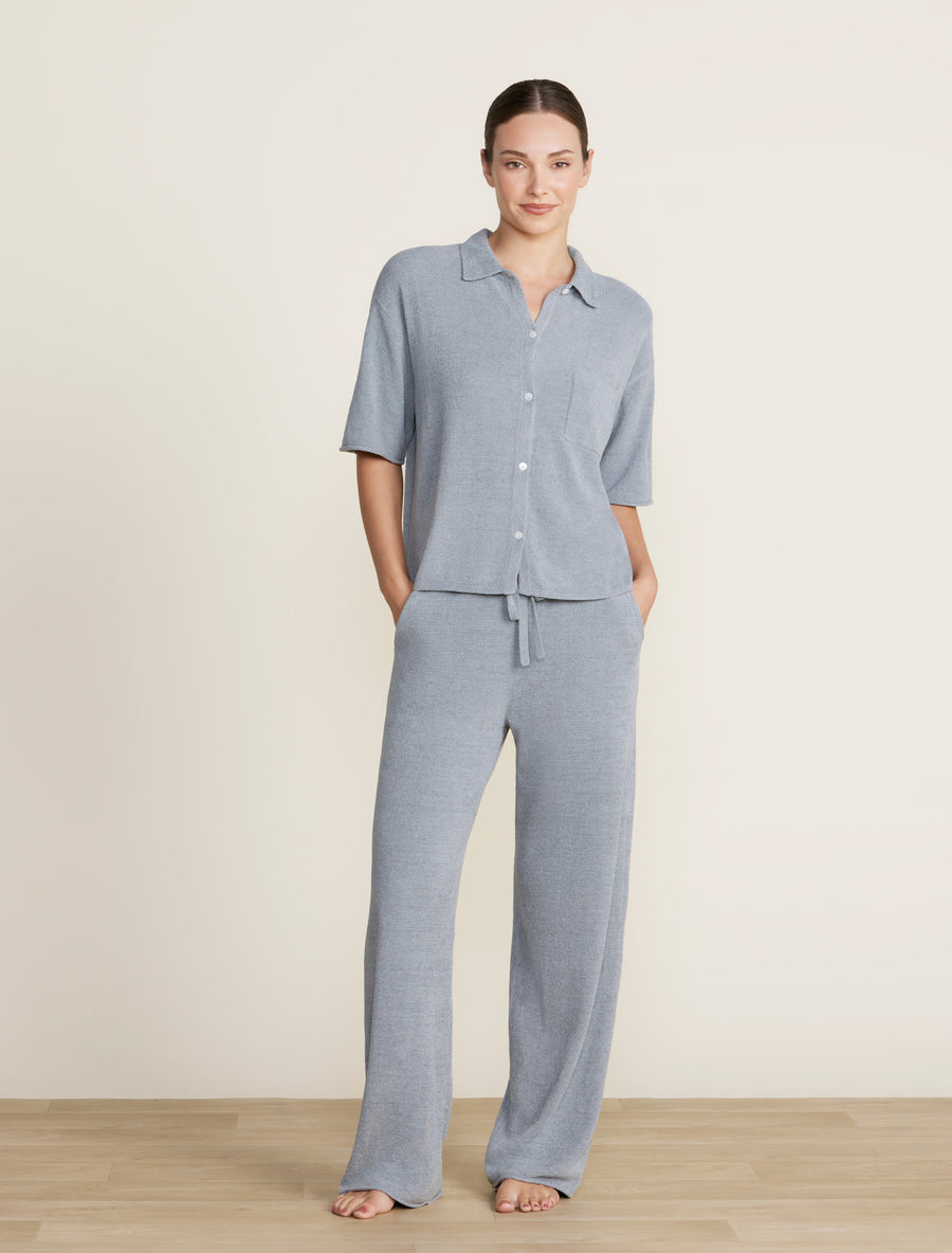 Moonbeam Moonbeam Moonbeam All  CozyChic Ultra Lite® Cropped Short Sleeve Shirt