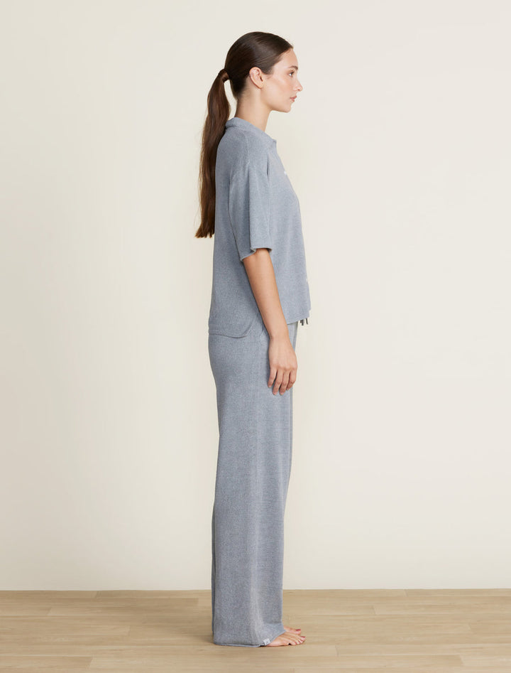 Moonbeam Moonbeam Moonbeam All  CozyChic Ultra Lite® Cropped Short Sleeve Shirt