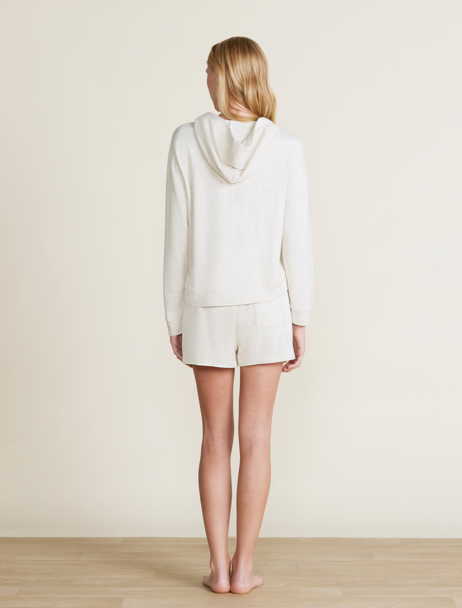 Malibu Collection® Brushed Fleece Henley Hoodie