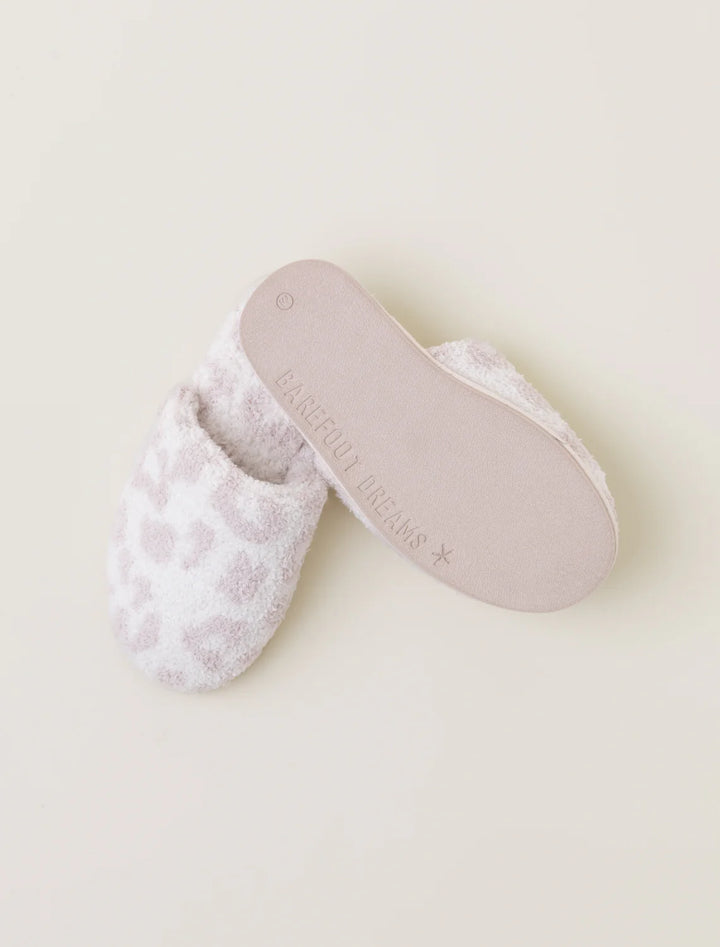 CozyChic Barefoot in the Wild Slipper - Cream/Stone