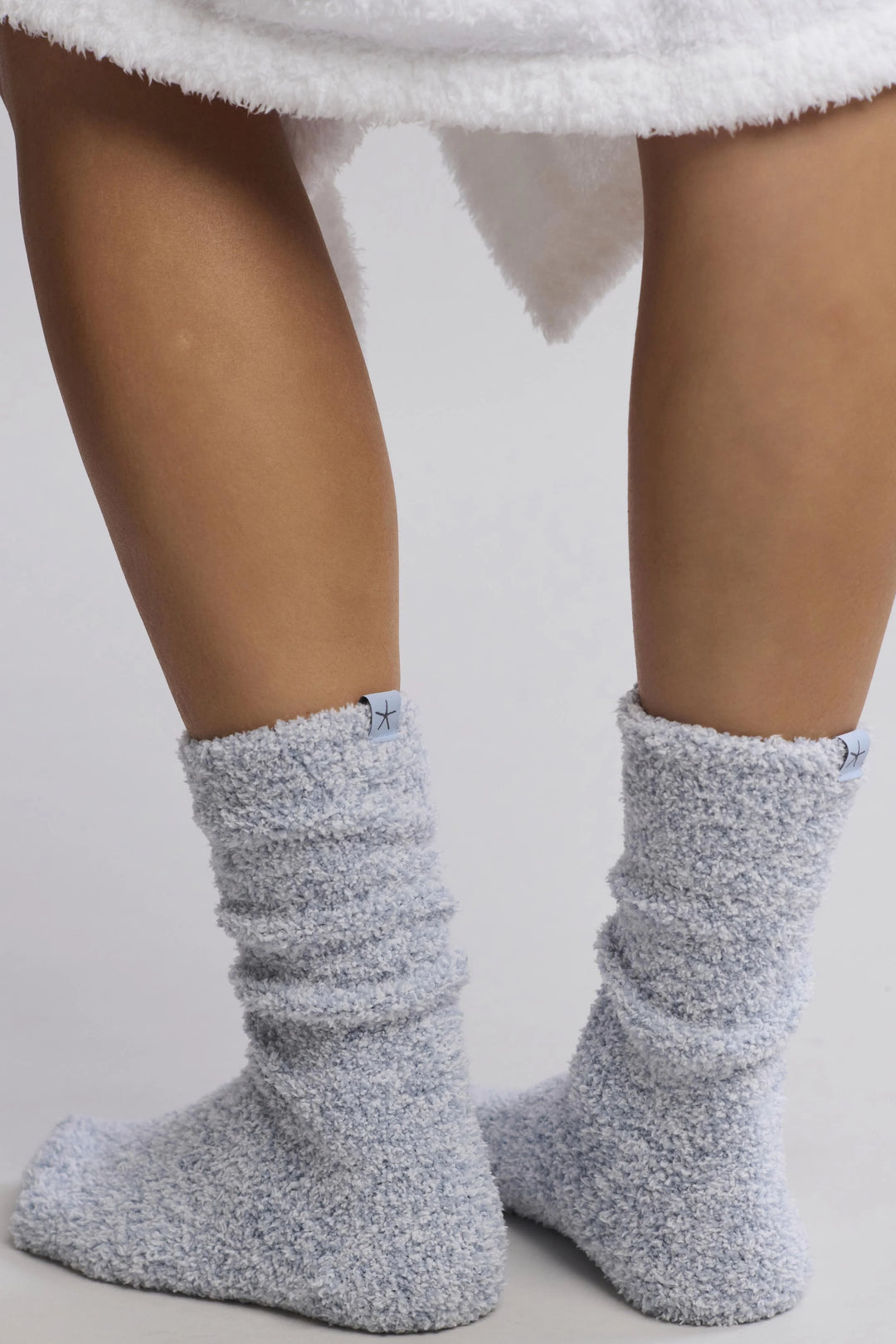 Cozychic Heathered Socks - Snow Drop