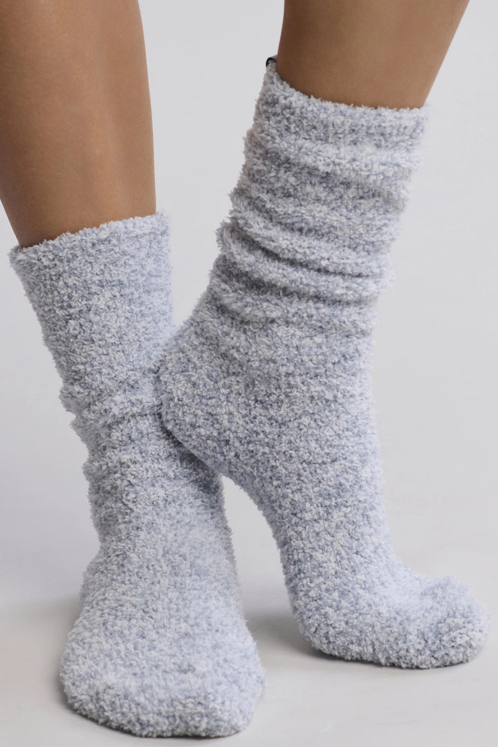 Cozychic Heathered Socks - Snow Drop