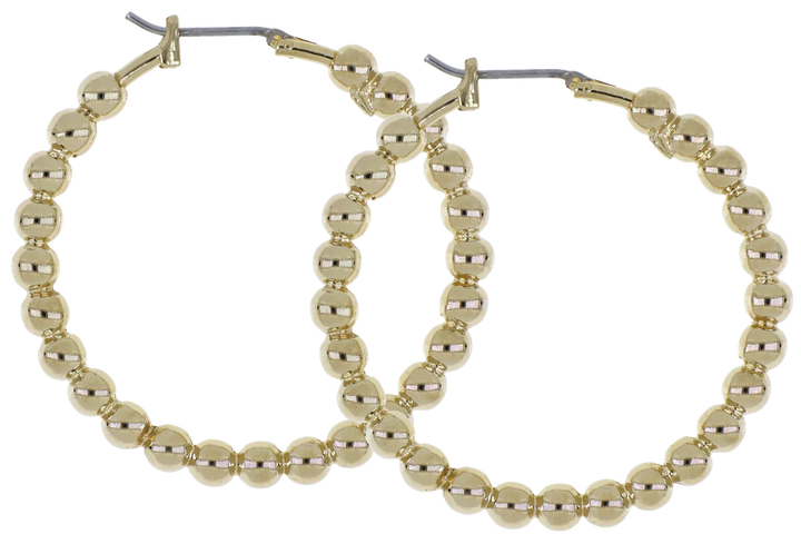 Beaded Collection Hoop Earrings