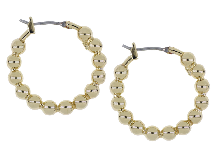 Beaded Collection Hoop Earrings