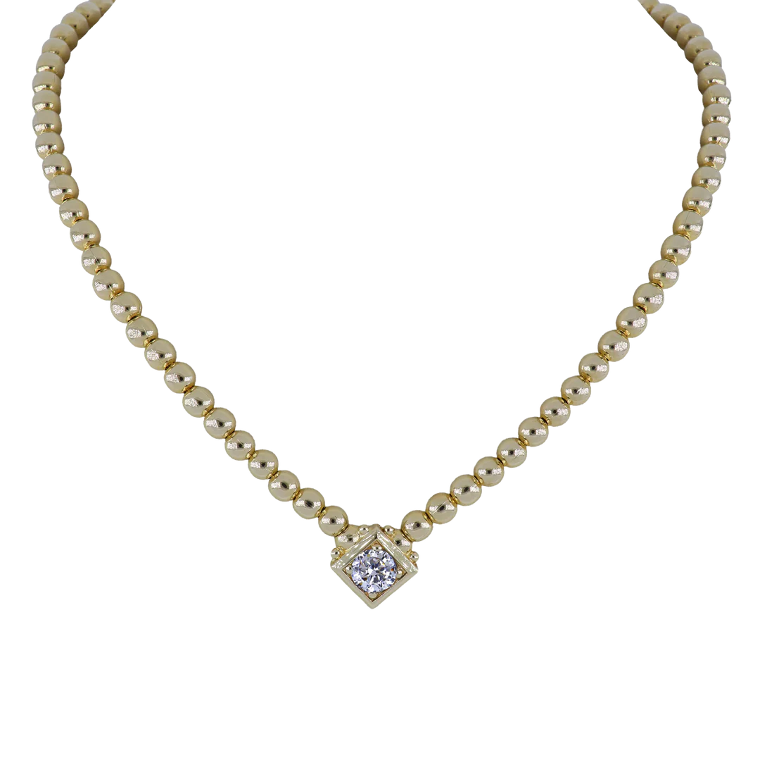 Beaded Collection Single Strand Necklace 16-18”