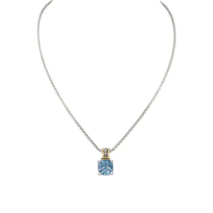 Beijos Cor - Cushion Cut Pendant Necklace