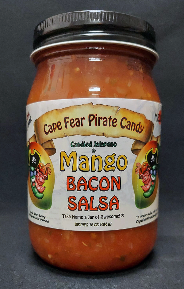 Candied Jalapeno MED Mango & Bacon Salsa